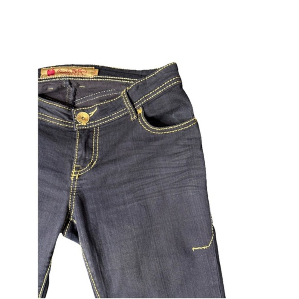 Apple‎ Bottom Boot Cut Jeans Women Size 7/8 Embroidered Pocket 90s/Y2k Vintage - Picture 3 of 13